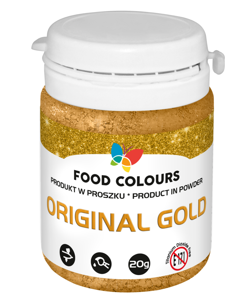 Oriģinālā zelta krāsviela dekorēšanai 20g